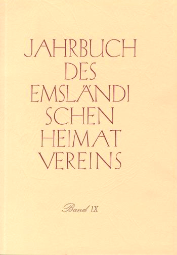 Emsland-Jahrbuch 1962, Band 9, Nachdruck